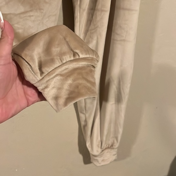 SKIMS Velour Jogger Pants in Honey plus size 2X - Picture 6 of 7